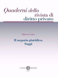 Il negozio giuridico. Saggi - Librerie.coop