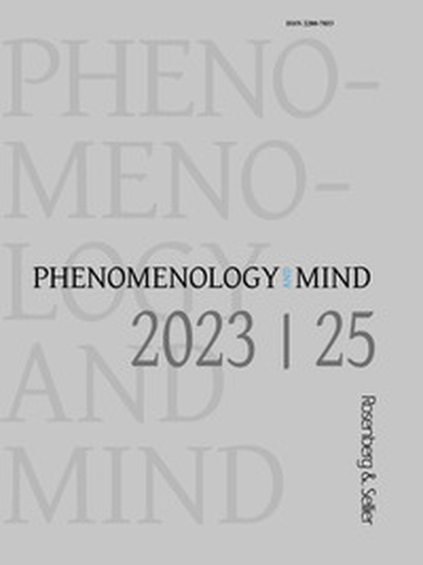 Phenomenology and mind - Vol. 25 - Librerie.coop Phenomenology and mind - Vol. 25 - Librerie.coop