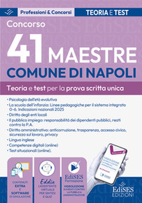 Concorso 41 maestre Comune di Napoli: manuale per la prova scritta unica - Librerie.coop