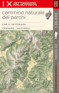Trekking Map. Cammino naturale dei parchi. 3ª settimana: Corvaro - Accumoli - Librerie.coop