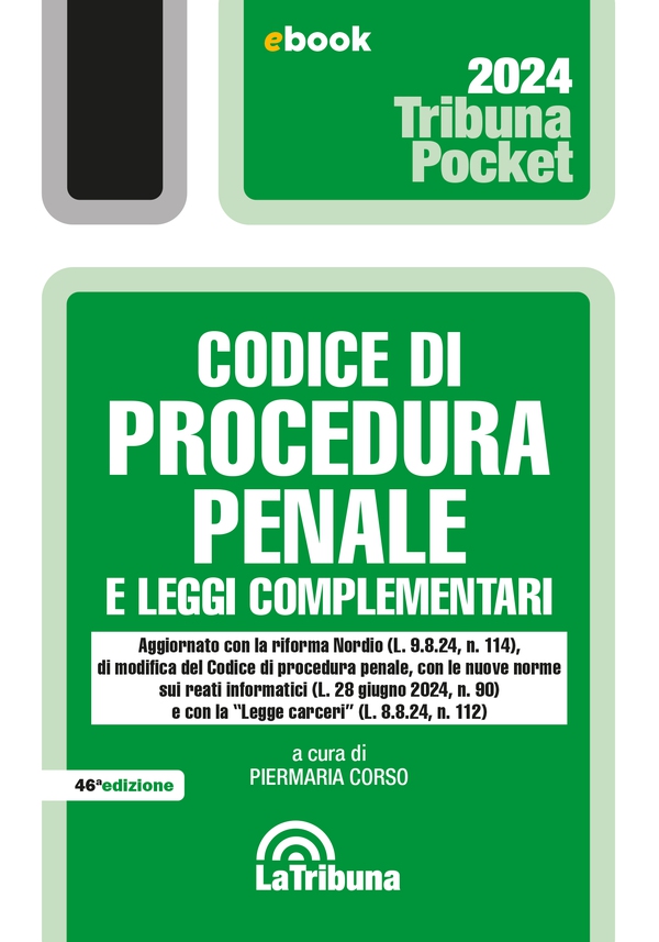 Codice di procedura penale e leggi complementari - Librerie.coop Codice di procedura penale e leggi complementari - Librerie.coop