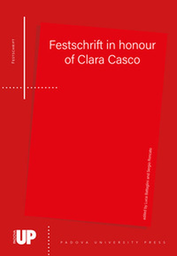 Festschrift for Clara Casco - Librerie.coop Festschrift for Clara Casco - Librerie.coop