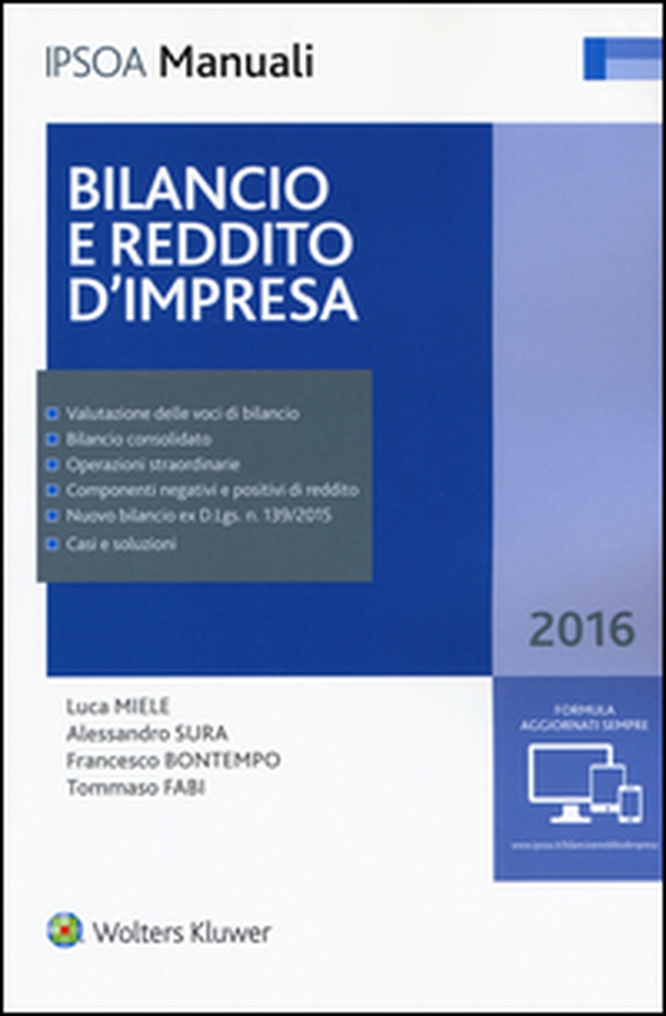 Bilancio e reddito d'impresa - Librerie.coop Bilancio e reddito d'impresa - Librerie.coop