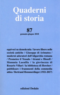 Quaderni di storia - Vol. 87 - Librerie.coop
