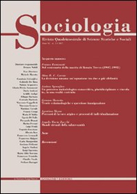Sociologia. Rivista quadrimestrale di scienze storiche e sociali - Vol. 2 - Librerie.coop Sociologia. Rivista quadrimestrale di scienze storiche e sociali - Vol. 2 - Librerie.coop