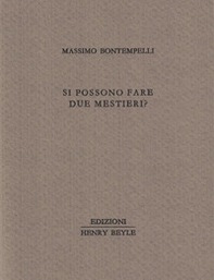 Si possono fare due mestieri? - Librerie.coop