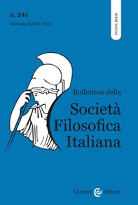 Bollettino della società filosofica italiana. Nuova serie - Vol. 1 - Librerie.coop