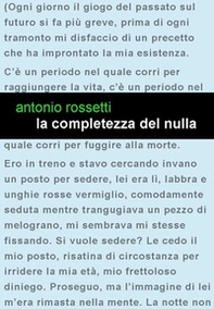 La completezza del nulla. L'uomo nuovo - Librerie.coop