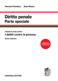 Diritto penale. Parte speciale - Vol. 2\1 - Librerie.coop