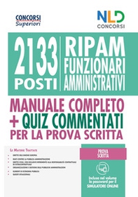 Concorso 2133 funzionari amministrativi RIPAM: Manuale + quiz per la prova preselettiva - Librerie.coop Concorso 2133 funzionari amministrativi RIPAM: Manuale + quiz per la prova preselettiva - Librerie.coop