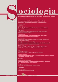 Sociologia n.3/2018 - Librerie.coop Sociologia n.3/2018 - Librerie.coop