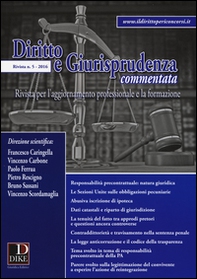 Diritto e giurisprudenza commentata - Vol. 5 - Librerie.coop