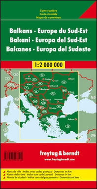 Balcani-Europa sud-est-Europa 1:2.000.000 - Librerie.coop