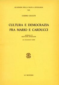 Cultura e democrazia fra Mario e Carducci - Librerie.coop