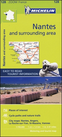 Nantes and surrounding area 1:150.000 - Librerie.coop