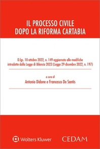 Il processo civile dopo la riforma Cartabia - Librerie.coop Il processo civile dopo la riforma Cartabia - Librerie.coop