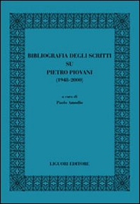 Bibliografia degli scritti su Pietro Piovani (1948-2000) - Librerie.coop