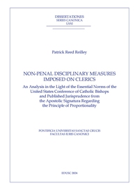 Non-Penal Disciplinary Measures Imposed on Clerics - Librerie.coop