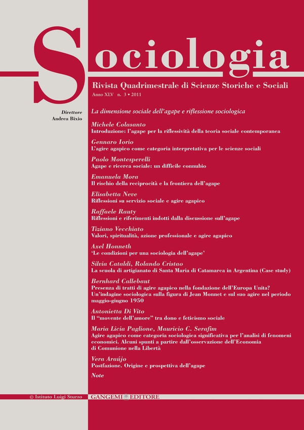 Sociologia n. 3/2011 - Librerie.coop Sociologia n. 3/2011 - Librerie.coop