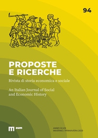 Proposte e ricerche. Rivista di storia economica e sociale - Vol. 94 - Librerie.coop