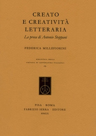 Creato e creatività letteraria. La prosa di Antonio Stoppani - Librerie.coop