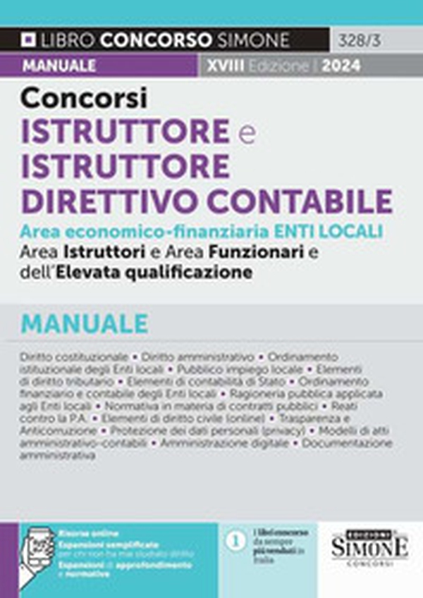 Concorsi istruttore e istruttore direttivo contabile area economico-finanziaria enti locali. Manuale - Librerie.coop Concorsi istruttore e istruttore direttivo contabile area economico-finanziaria enti locali. Manuale - Librerie.coop