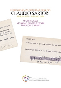 In silenzio senza disturbare nessuno. Claudio Sartori (Brescia 1913-Milano 1994) - Librerie.coop In silenzio senza disturbare nessuno. Claudio Sartori (Brescia 1913-Milano 1994) - Librerie.coop