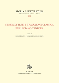 Storie di testi e tradizione classica per Luciano Canfora - Librerie.coop