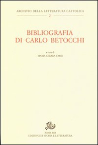 Bibliografia di Carlo Betocchi - Librerie.coop