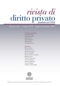 Rivista di diritto privato - Vol. 3 - Librerie.coop