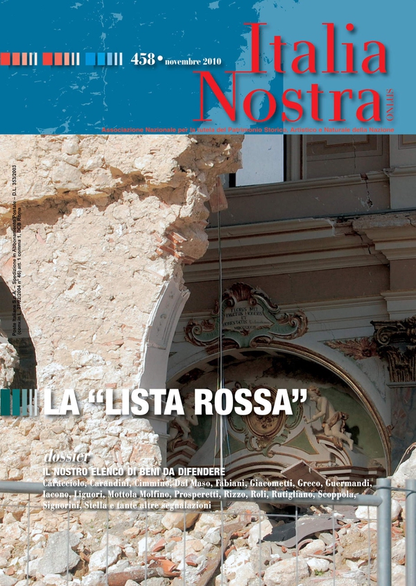 Italia Nostra 458/2010 - Librerie.coop Italia Nostra 458/2010 - Librerie.coop