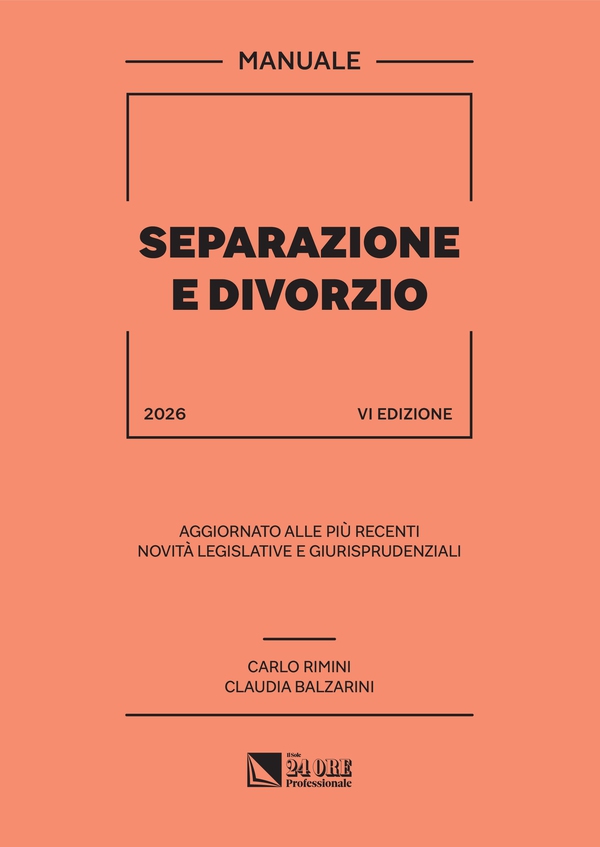Separazione e divorzio 2026 - Librerie.coop