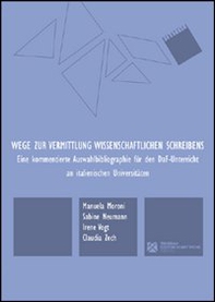 Wege zur Vermittlung wissenschaftlichen Schreibens - Librerie.coop