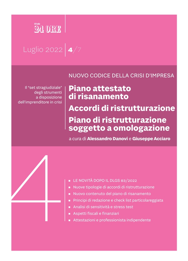 Nuovo Codice della crisi d’impresa. Piano attestato di risanamento. Accordi di ristrutturazione. Piano di ristrutturazione soggetto a omologazione - Librerie.coop Nuovo Codice della crisi d’impresa. Piano attestato di risanamento. Accordi di ristrutturazione. Piano di ristrutturazione soggetto a omologazione - Librerie.coop
