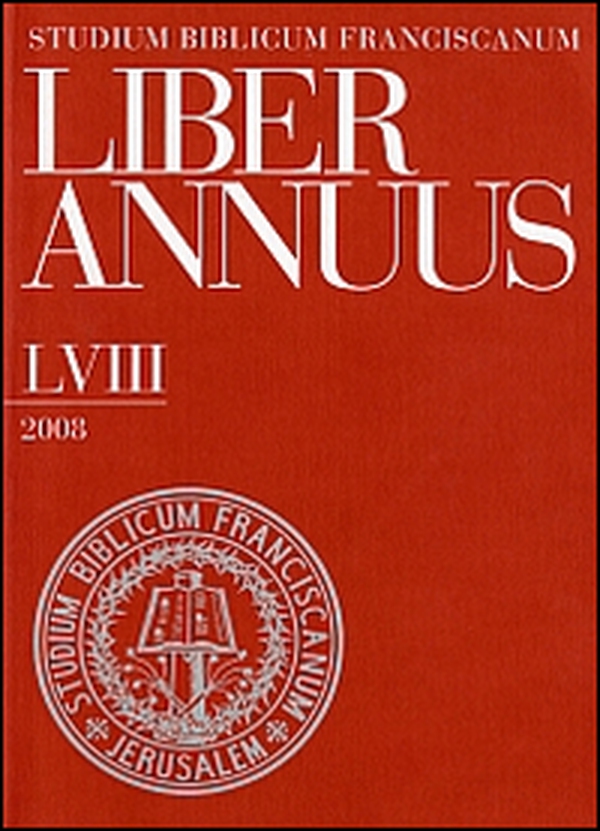 Liber annuus 2008 - Librerie.coop Liber annuus 2008 - Librerie.coop