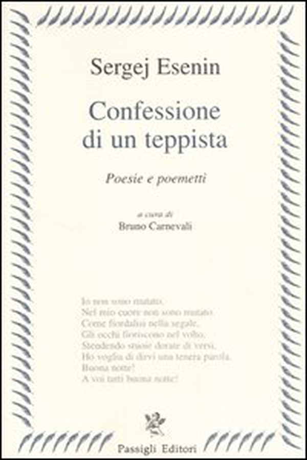 Confessione di un teppista. Poesie e poemetti - Librerie.coop Confessione di un teppista. Poesie e poemetti - Librerie.coop