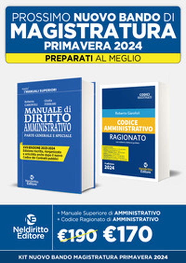 Speciale Magistratura 2024: Manuale di diritto amministrativo-Codice amministrativo ragionato - Librerie.coop Speciale Magistratura 2024: Manuale di diritto amministrativo-Codice amministrativo ragionato - Librerie.coop