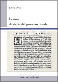 Lezioni di storia del processo penale - Librerie.coop