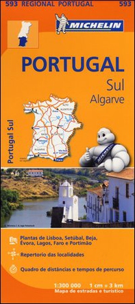 Portugal sul. Algarve 1:300.000 - Librerie.coop