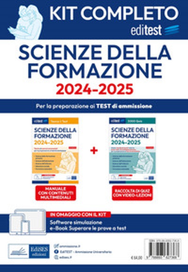 Kit completo test ammissione Scienze della formazione - Librerie.coop Kit completo test ammissione Scienze della formazione - Librerie.coop