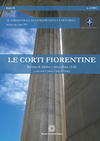 Le corti fiorentine. Rivista di diritto e procedura civile - Vol. 3 - Librerie.coop