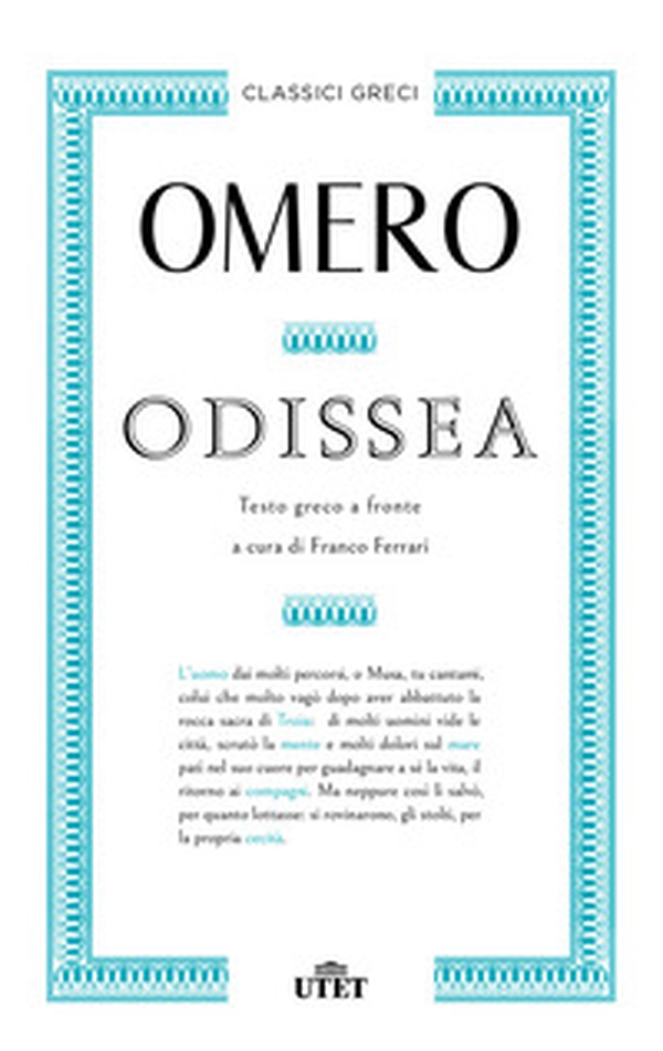 Odissea. Testo greco a fronte - Librerie.coop