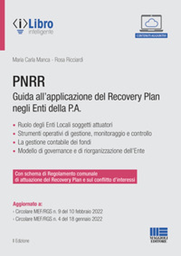 PNRR. Guida all'applicazione del Recovery plan negli enti della P.A. - Librerie.coop PNRR. Guida all'applicazione del Recovery plan negli enti della P.A. - Librerie.coop
