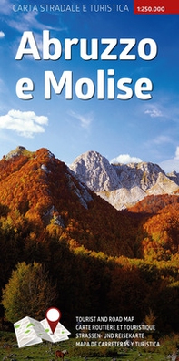 Carta stradale e turistica plastificata. Abruzzo e Molise. 1:250.000 - Librerie.coop