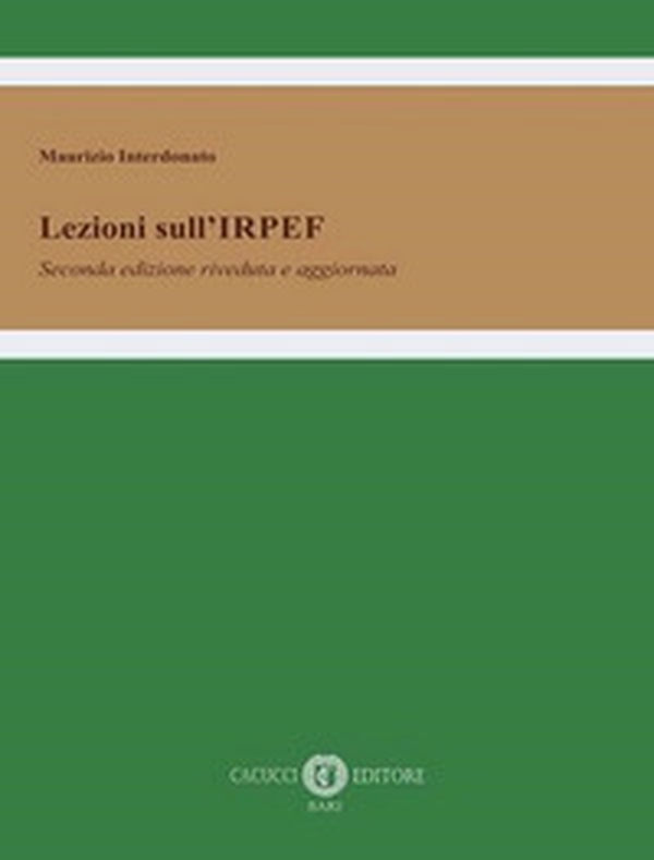 Lezioni sull'IRPEF - Librerie.coop Lezioni sull'IRPEF - Librerie.coop