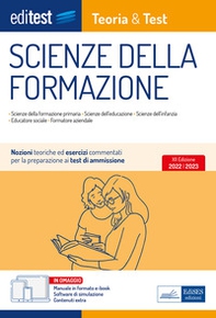 Test ammissione Scienze della formazione 2022: manuale di teoria e test - Librerie.coop