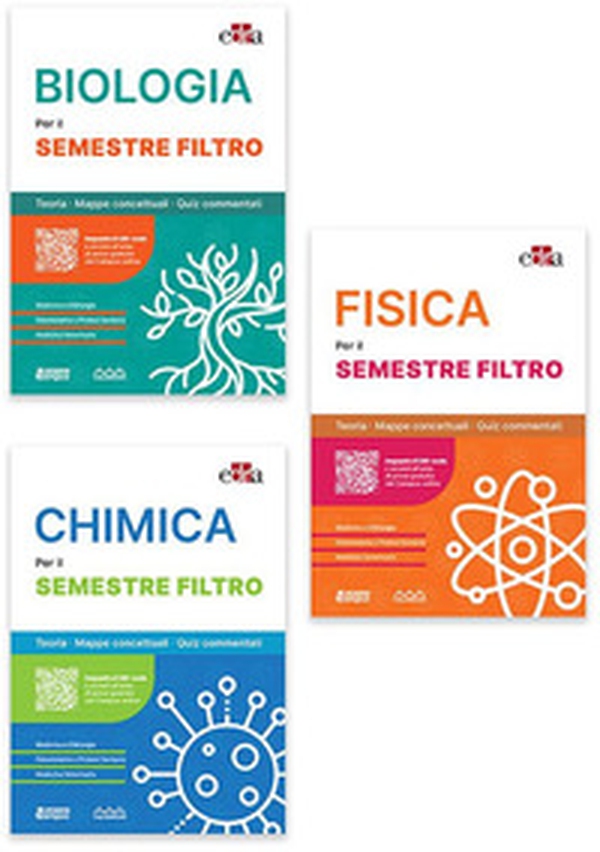 Biologia per il semestre filtro. Teoria, mappe concettuali, quiz commentati-Chimica per il semestre filtro. Teoria, mappe concettuali, quiz commentati-Fisica per il semestre filtro. Teoria, mappe concettuali, quiz commentati - Librerie.coop Biologia per il semestre filtro. Teoria, mappe concettuali, quiz commentati-Chimica per il semestre filtro. Teoria, mappe concettuali, quiz commentati-Fisica per il semestre filtro. Teoria, mappe concettuali, quiz commentati - Librerie.coop