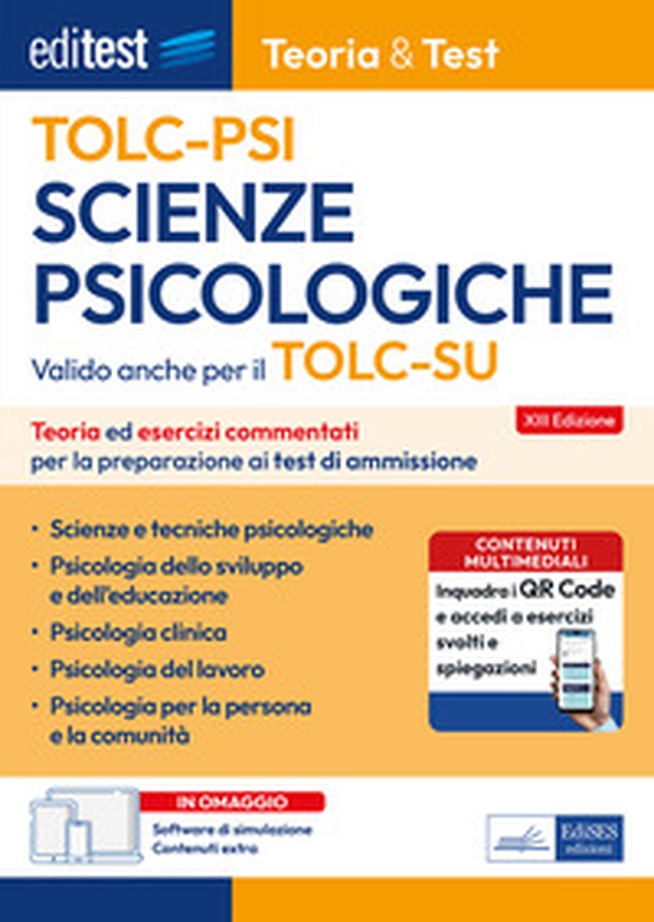 EdiTEST. Scienze psicologiche. Teoria & test - Librerie.coop EdiTEST. Scienze psicologiche. Teoria & test - Librerie.coop