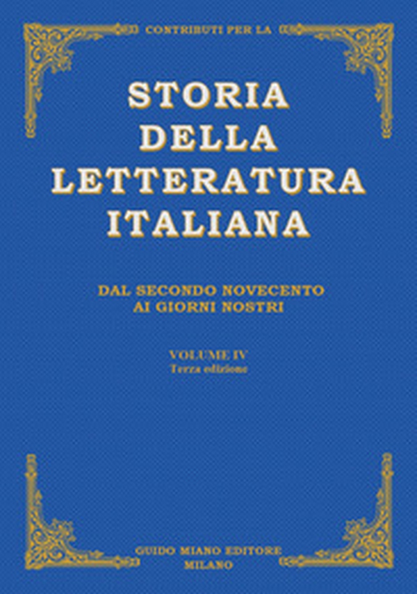 Contributi per la storia della letteratura italiana - Librerie.coop Contributi per la storia della letteratura italiana - Librerie.coop