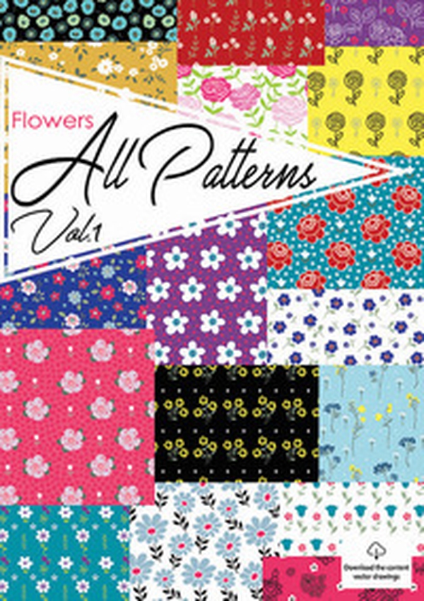 Graphicollection flowers. All patterns - Librerie.coop Graphicollection flowers. All patterns - Librerie.coop